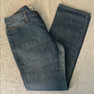 GAP Women's Straight Leg Jeans - Dark Blue